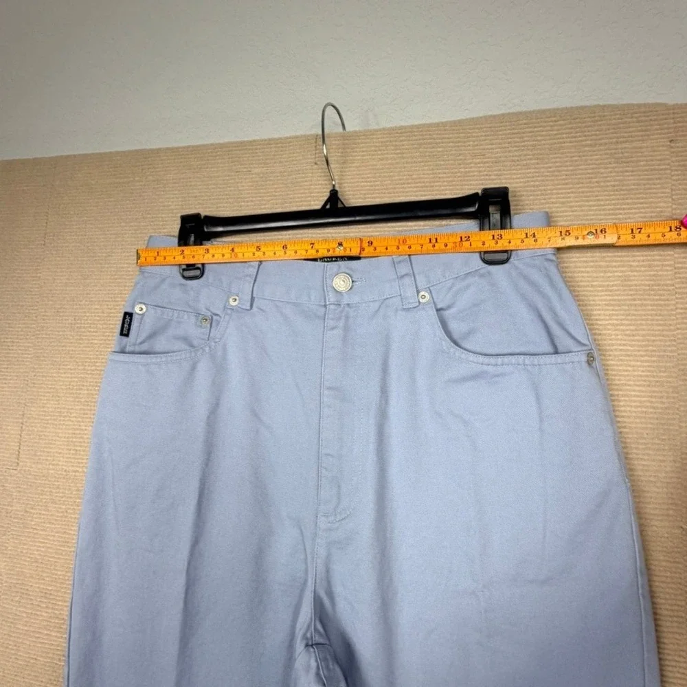 Lauren Ralph Lauren Womens High Rise Straight Leg Pants Blue Size 8